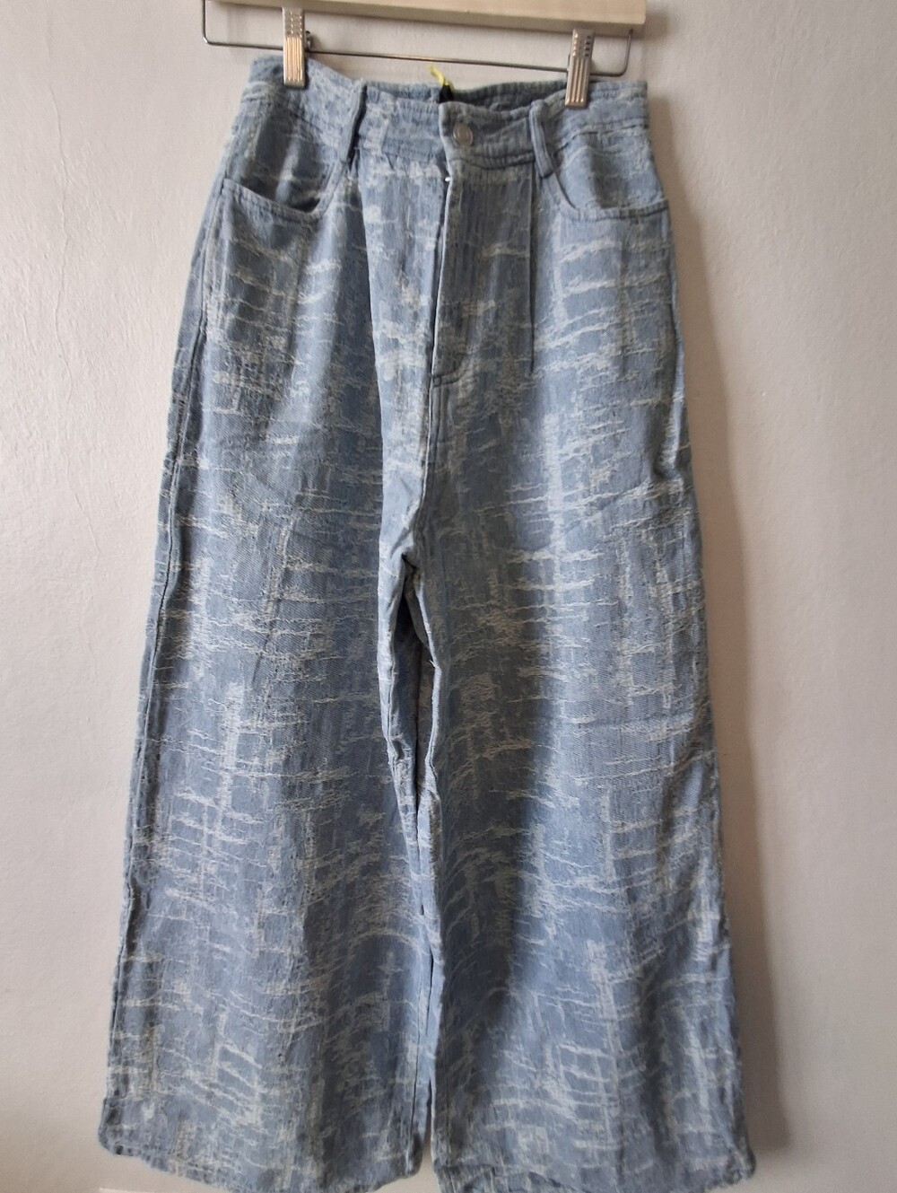 Freemarket Light Blue Washed Wide-Leg Pants